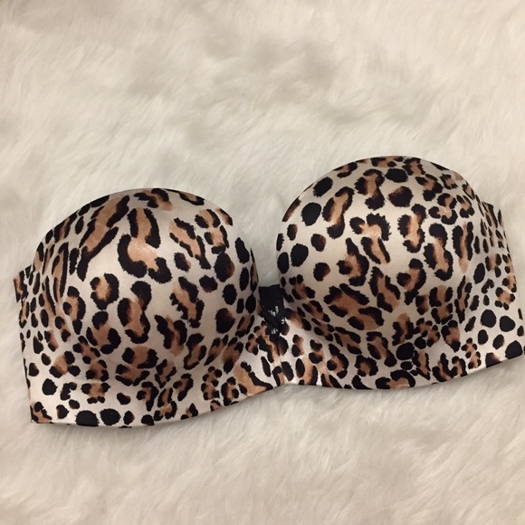 Victoria's Secret Other - NWT Victoria’s Secret Leopard Print Strapless Bra